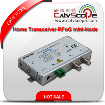 Fournisseur Professionnel Haute Performance CATV FTTH Agc Home Transceiver - Récepteur Optique / Rfog Mini Node
